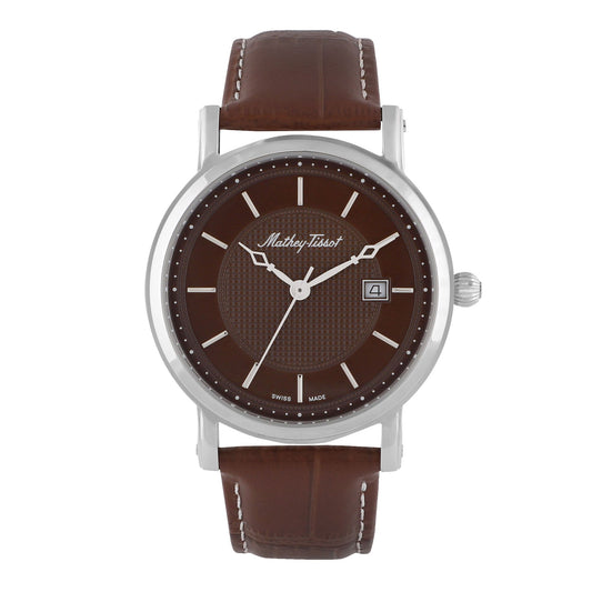 Đồng hồ Mathey Tissot City Leather H611251AM