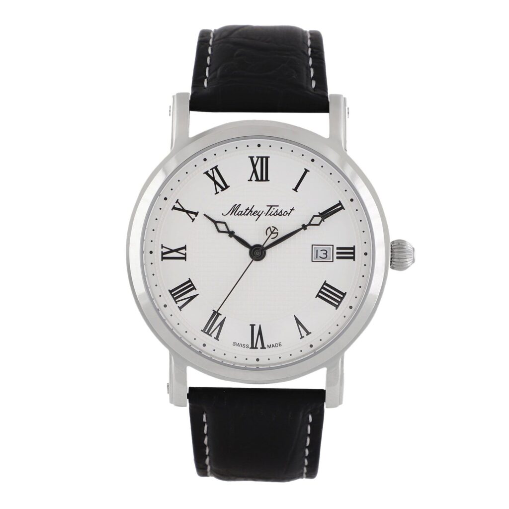 Đồng hồ Mathey Tissot City Leather H611251ABR