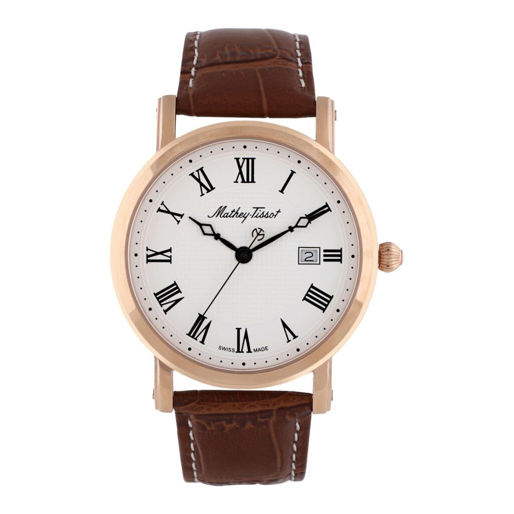 Đồng hồ Mathey Tissot City Leather H611251PBR