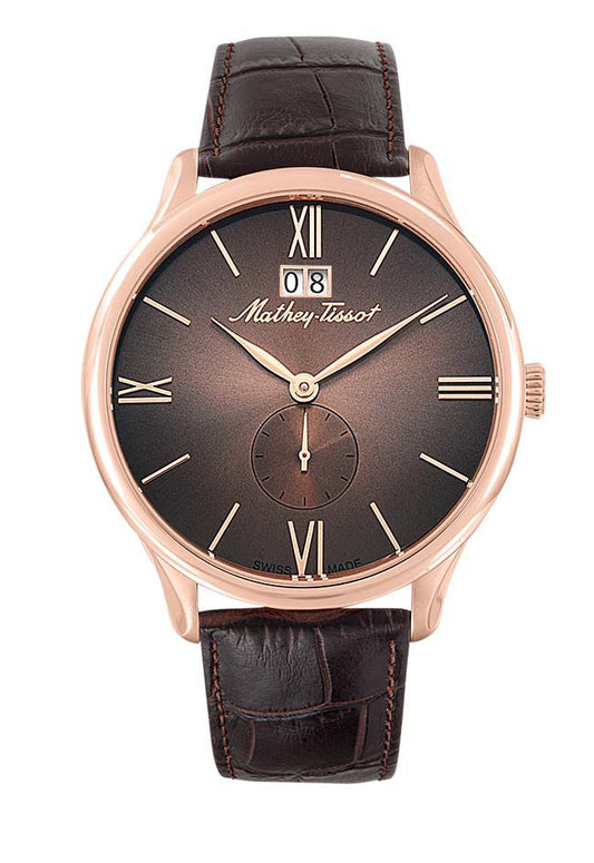 Đồng hồ Mathey Tissot Edmond Leather H1886QPM