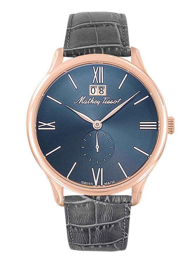 Đồng hồ Mathey Tissot Edmond Leather H1886QPS