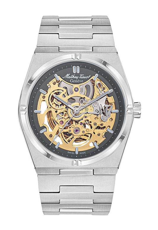 Đồng hồ Mathey Tissot Zeus Skeleton H118CFAS