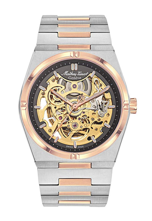 Đồng hồ Mathey Tissot Zeus Skeleton H118CFRS